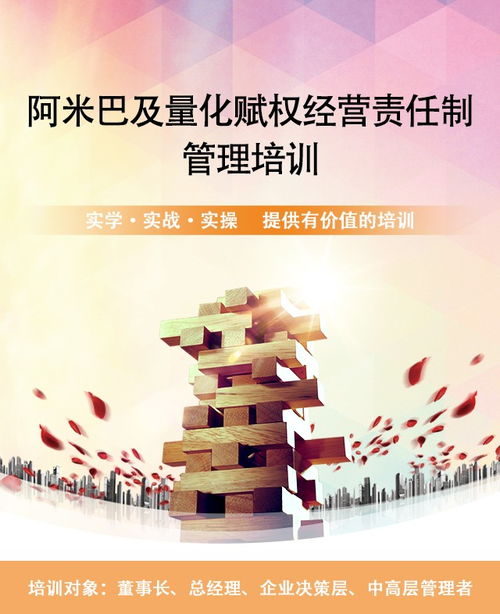 阿米巴量化赋权经营责任制管理培训 全国招商与运营管理创新实践